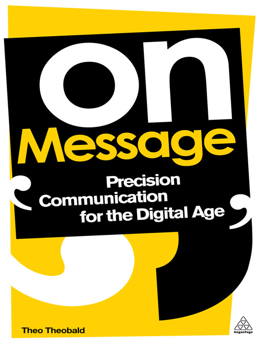 Title details for On Message by Theo Theobald - Available